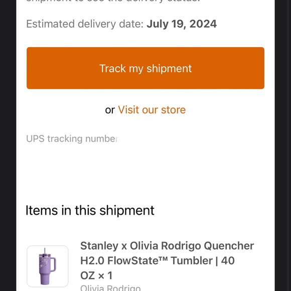 SOLD ๐ฅ BNIB Olivia Rodrigo 40oz Stanley - Picture 3 of 5